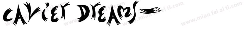 cavier dreams字体转换